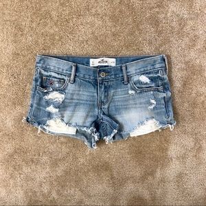Hollister Light-Wash Jean Shorts